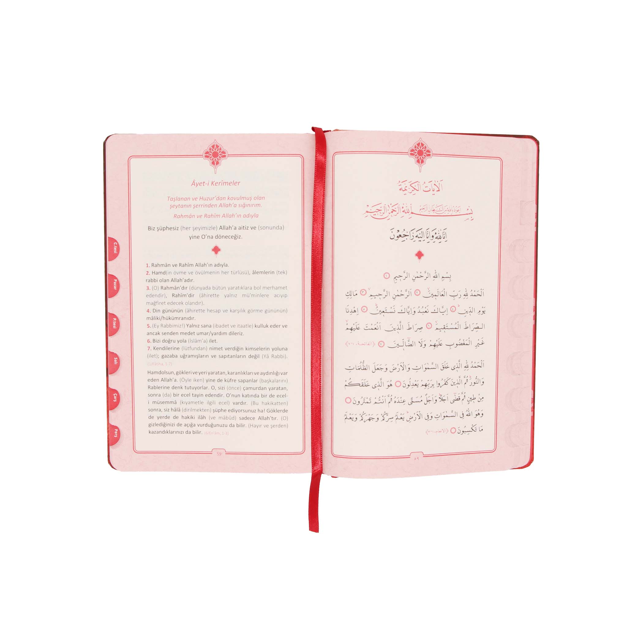 Rotes Set (Koran + Dua)