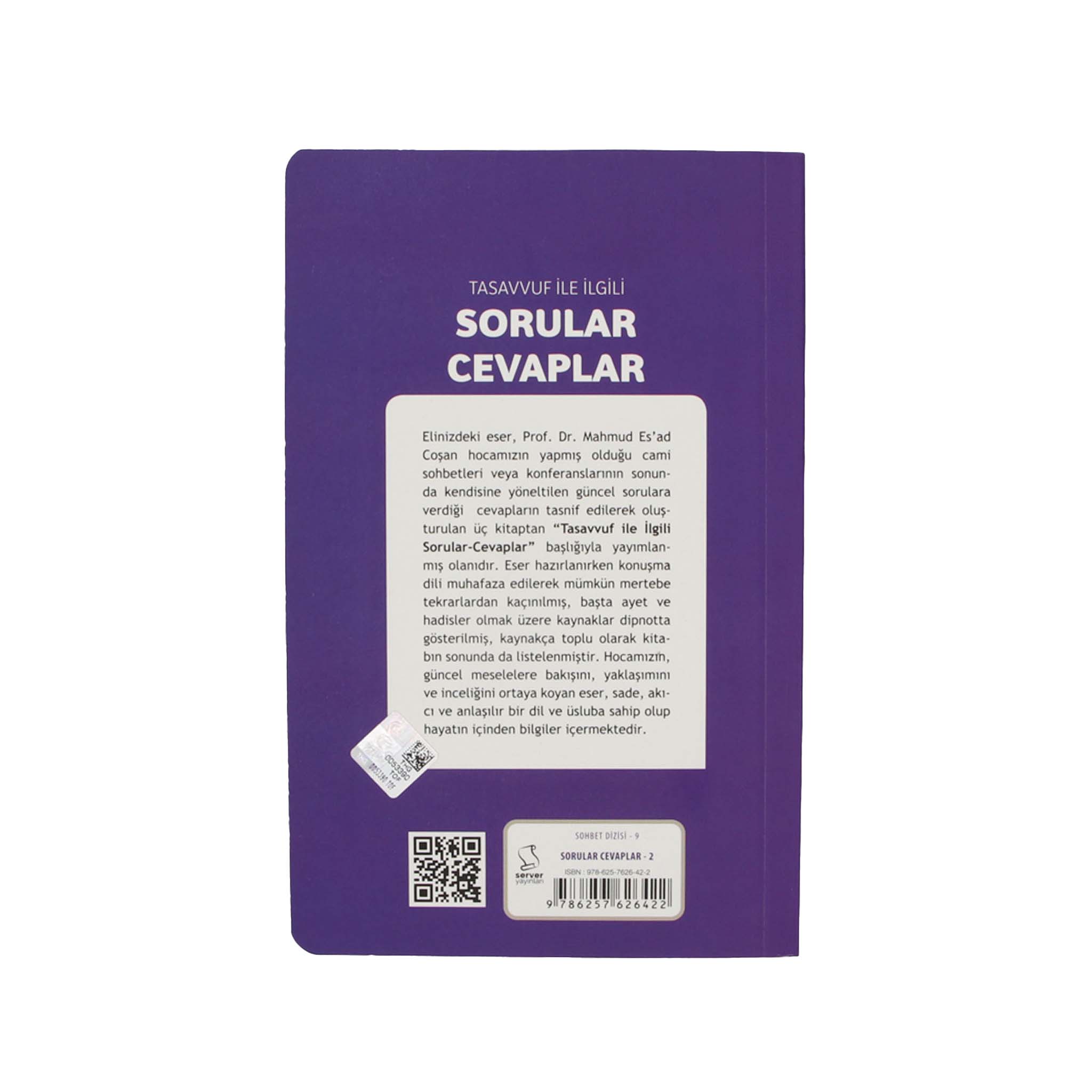 Sorular Cevaplar (Nr.2) - Tasavvuf İle İlgili