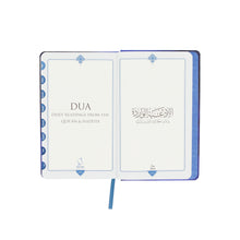 DUA Blau – Arabisch & Englisch