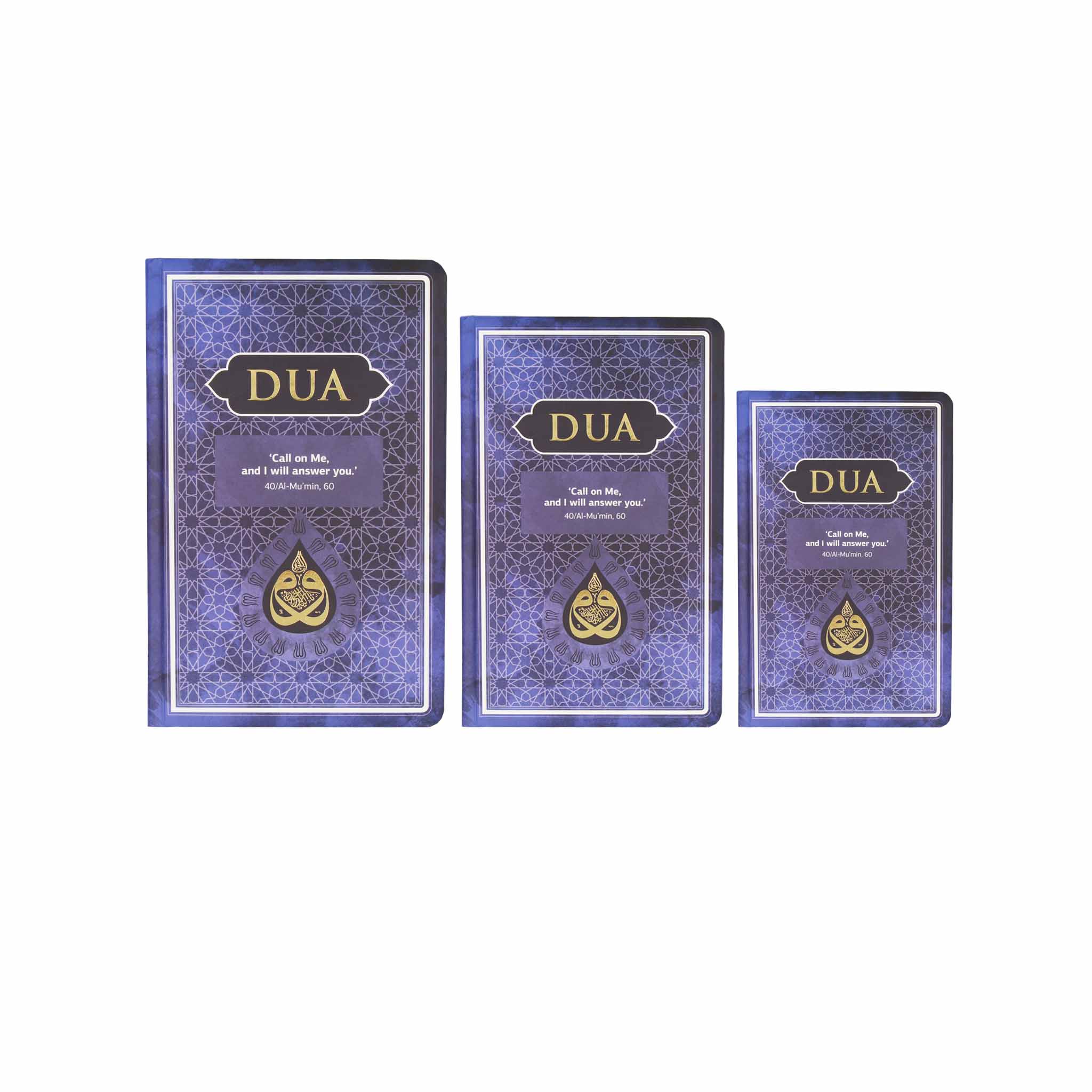 DUA Blau – Arabisch & Englisch