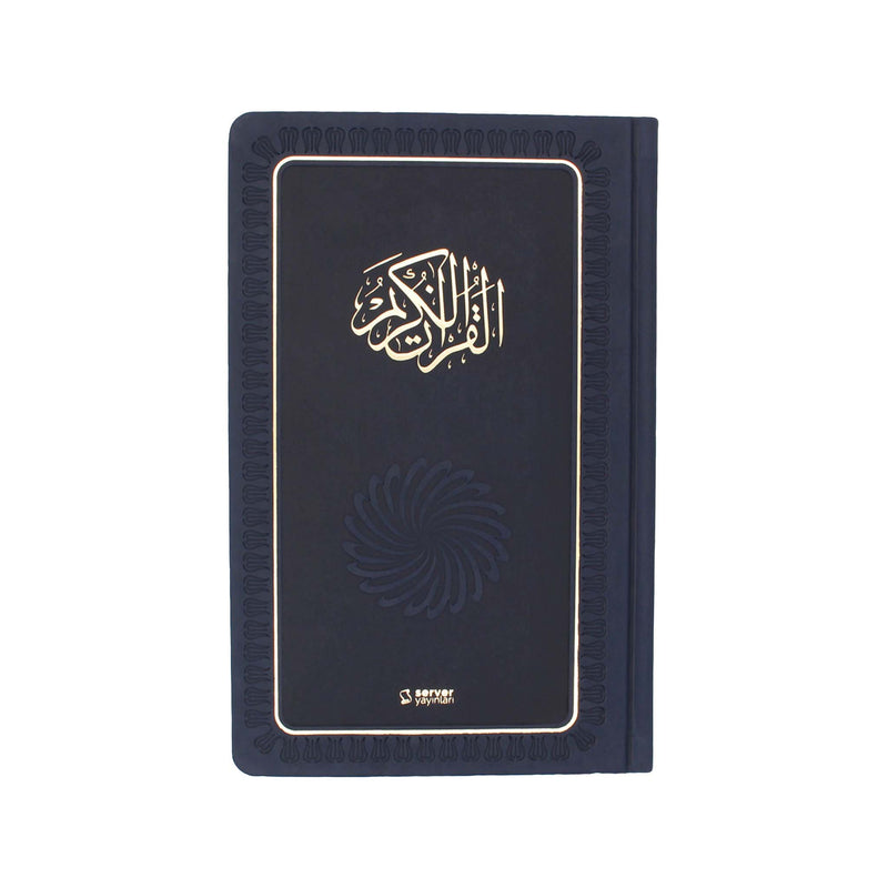 Feyzü'l Furkân Dunkelblau - Koran & Übersetzung mit Kommentar (TR)
