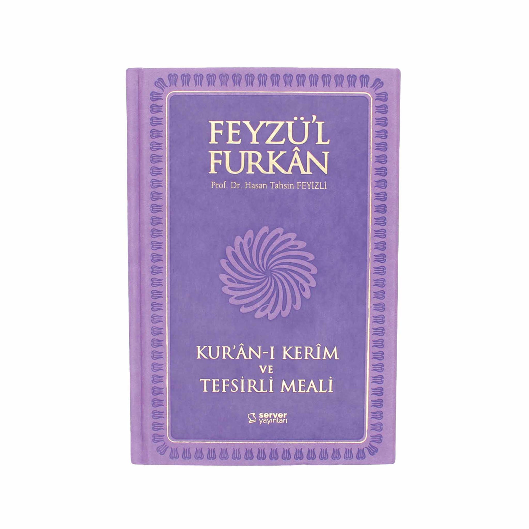 Feyzü'l Furkân Lila – Koran & Übersetzung mit Kommentar (TR, Klappdeckel)