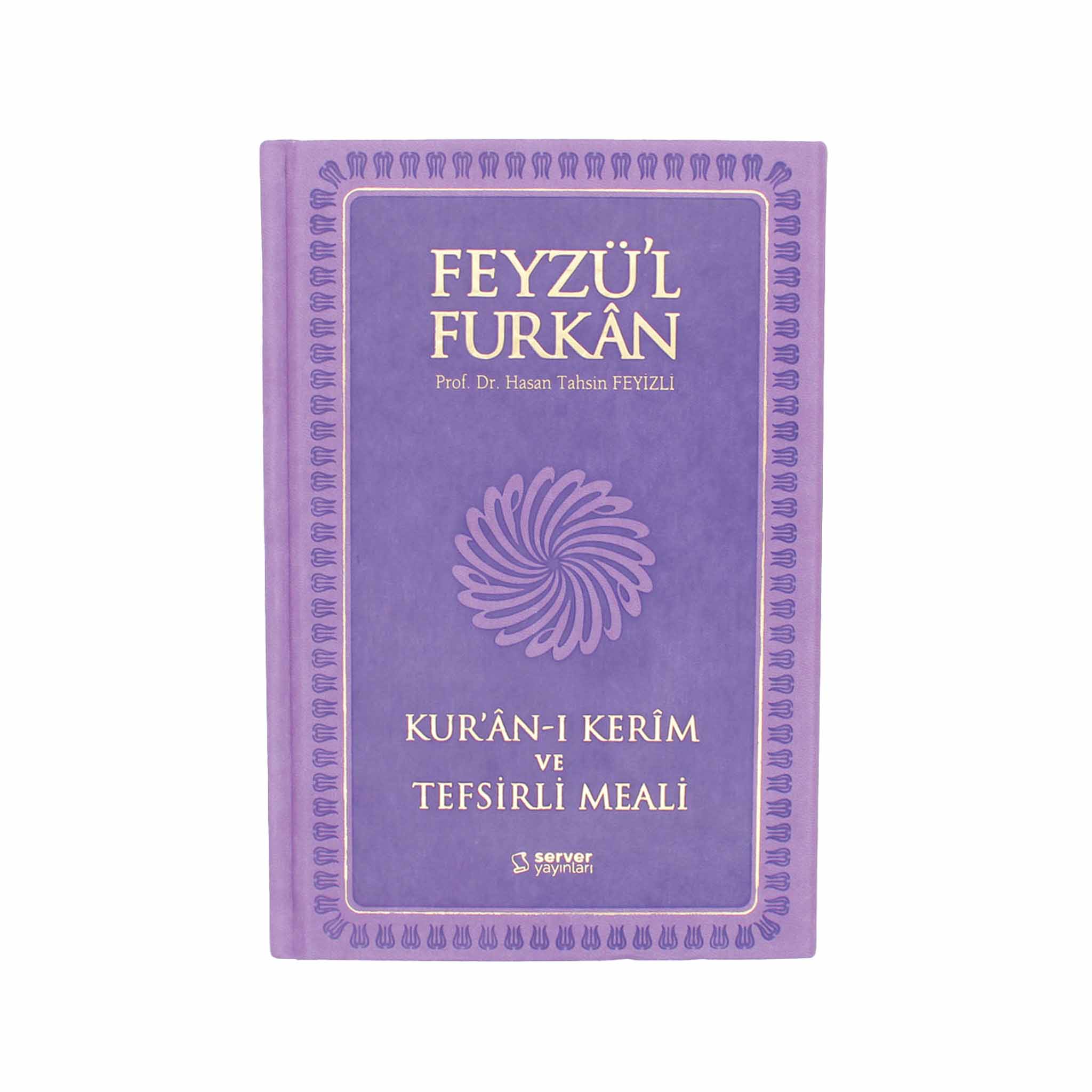 Feyzü'l Furkân Lila – Koran & Übersetzung mit Kommentar (TR, Klappdeckel)
