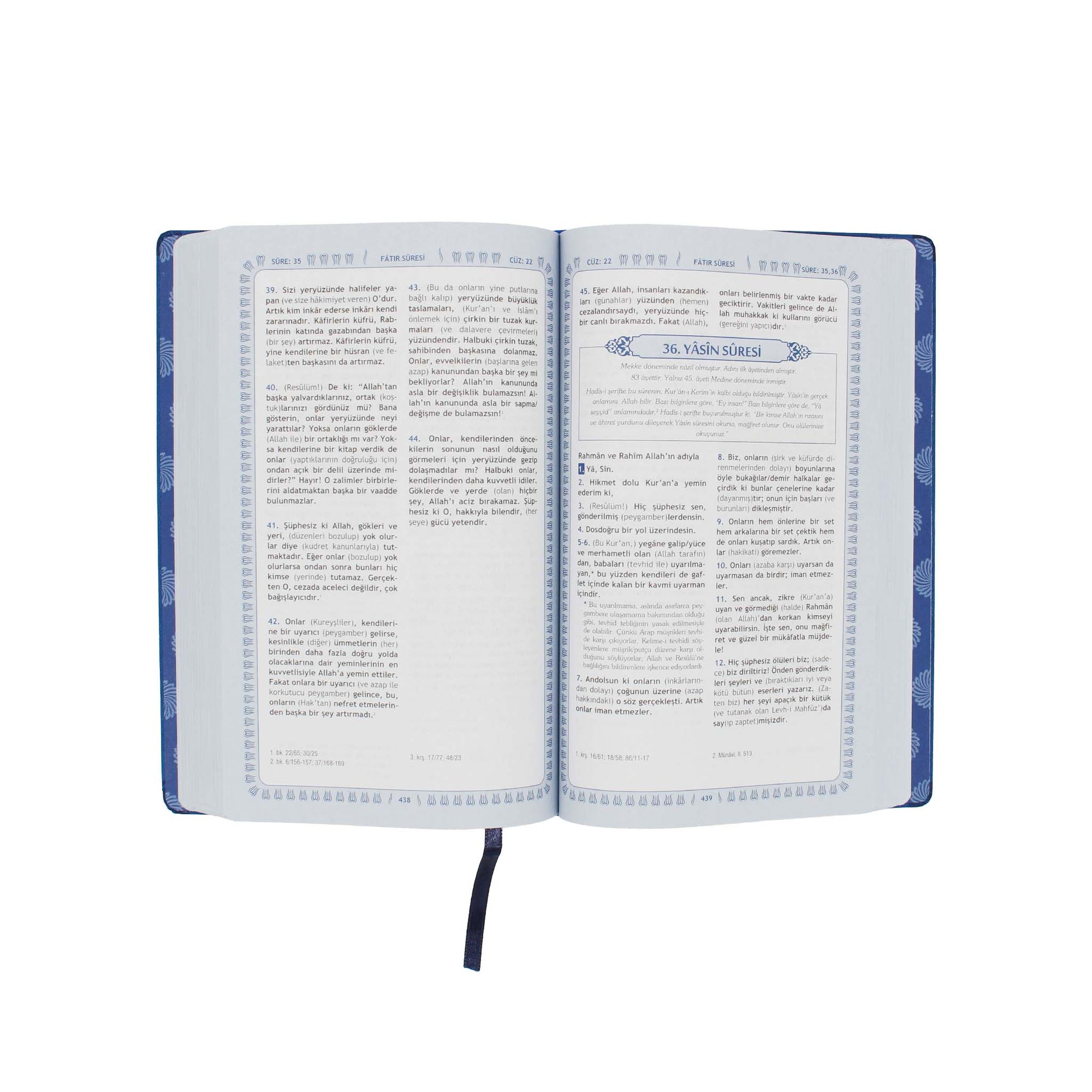 Feyzü'l Furkân Blau - Übersetzung des Korans mit Kommentar (TR)