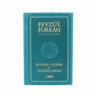 Feyzü'l Furkân Türkis – Koran & Übersetzung mit Kommentar (TR, Klappdeckel)