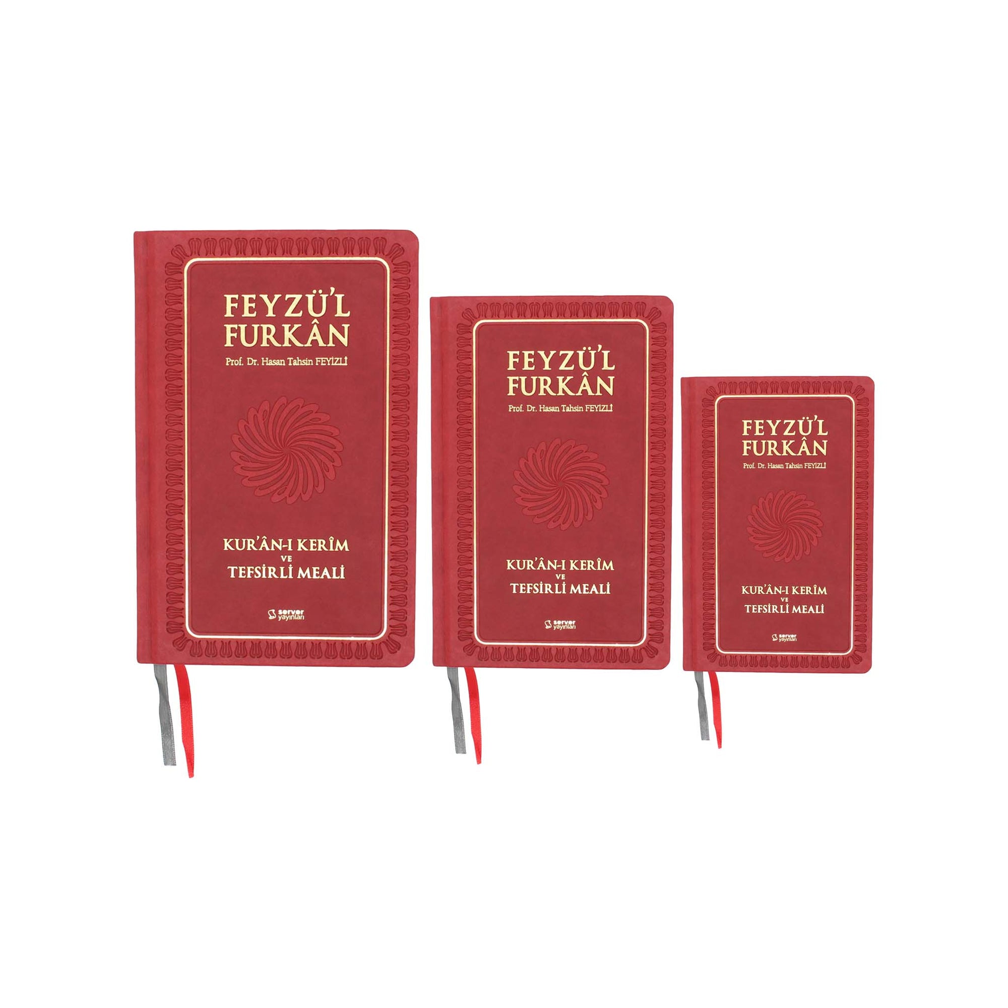 Feyzü'l Furkân Bordeaux - Koran & Übersetzung mit Kommentar (TR)