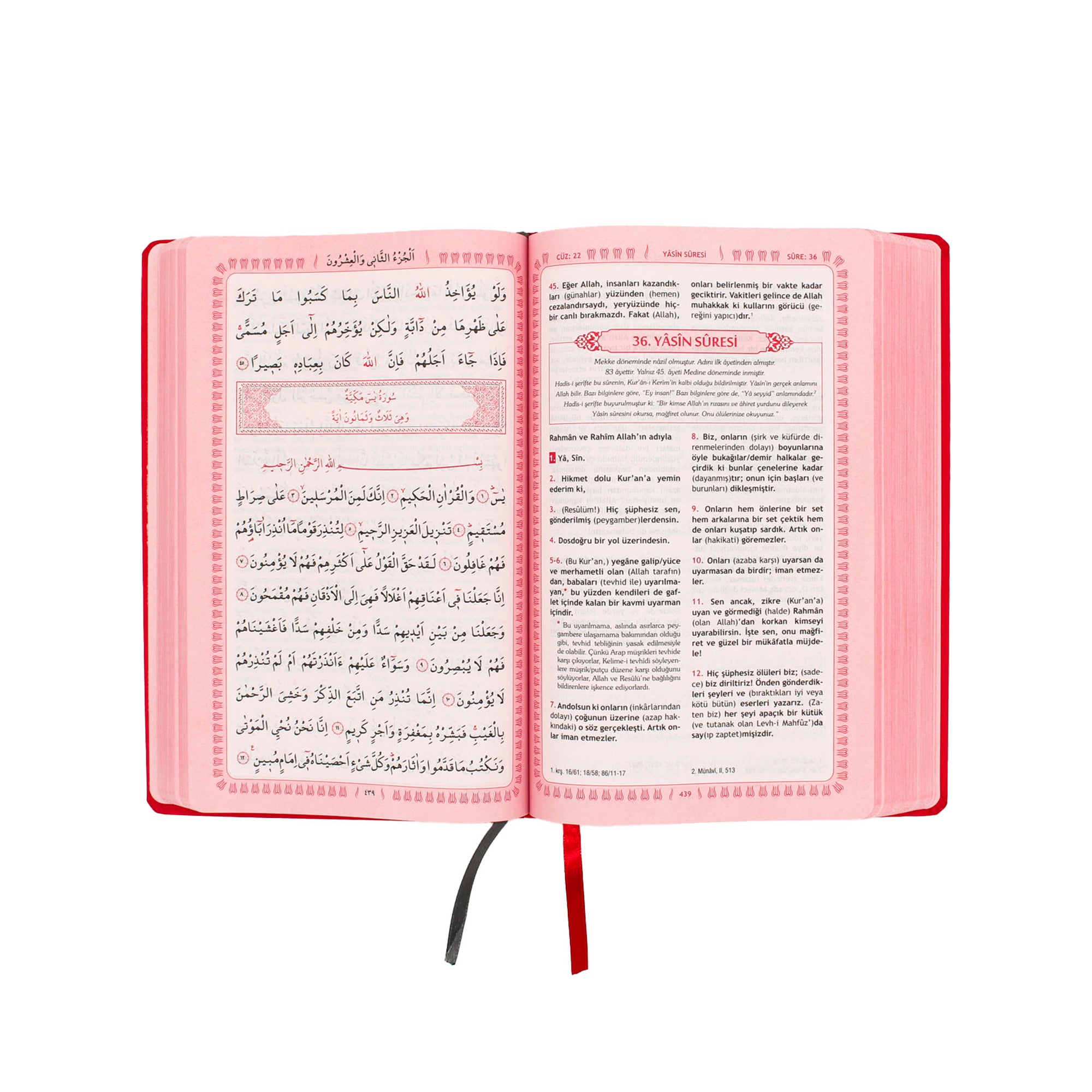 Feyzü'l Furkân Rot - Koran & Übersetzung mit Kommentar (TR)