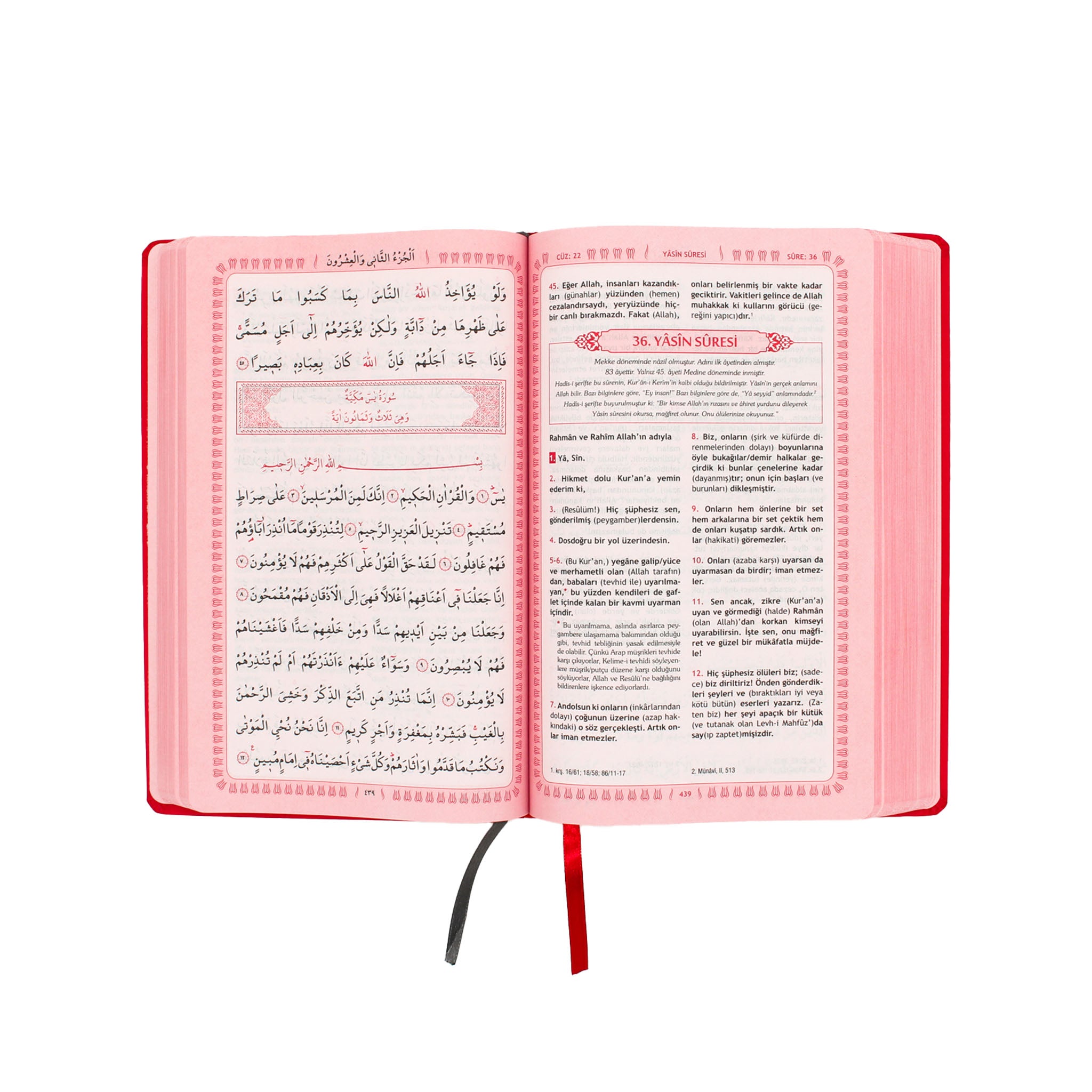 Feyzü'l Furkân Rot - Koran & Übersetzung mit Kommentar (TR)