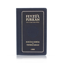 Feyzü'l Furkân Dunkelblau - Koran & Übersetzung mit Kommentar (TR)