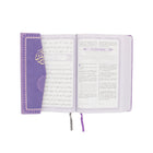Feyzü'l Furkân Lila – Koran & Übersetzung mit Kommentar (TR, Klappdeckel)