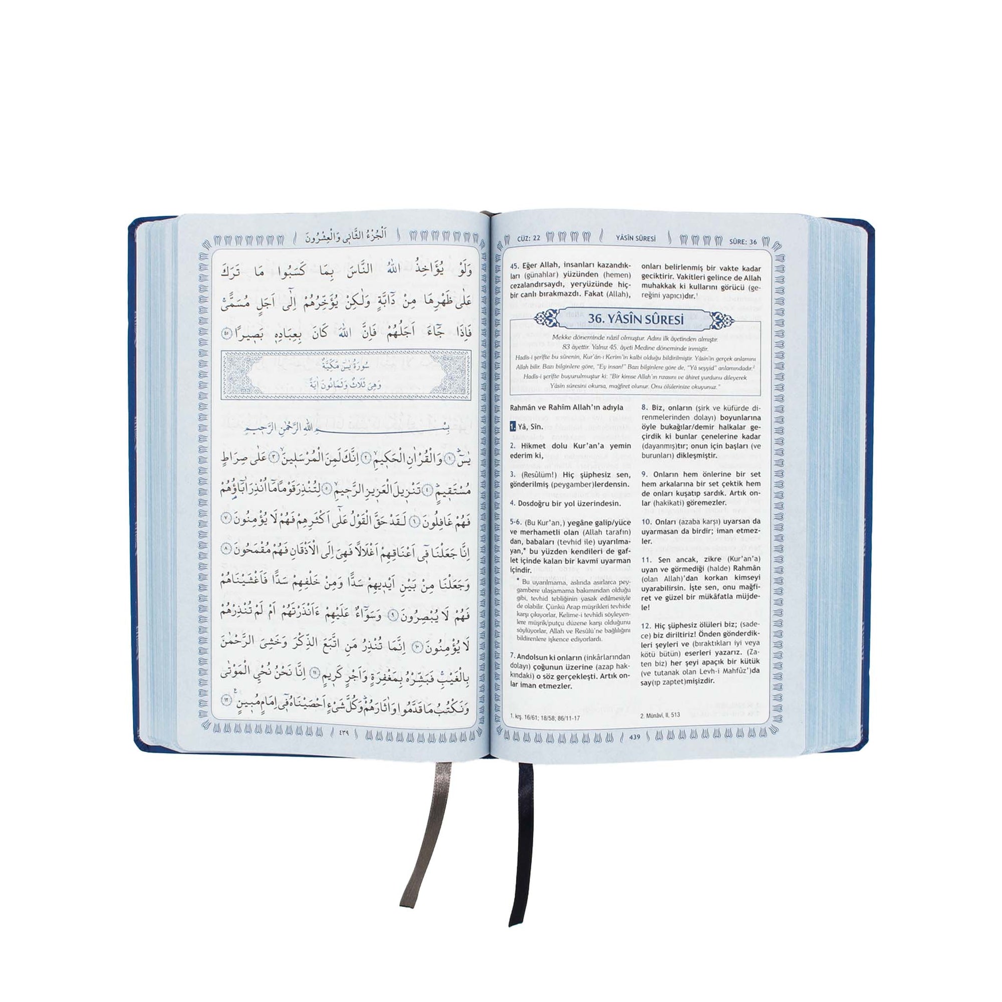 Feyzü'l Furkân Blau - Koran & Übersetzung mit Kommentar (TR)