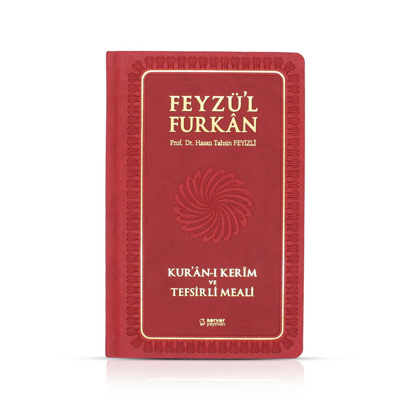 Feyzü'l Furkân Bordeaux - Koran & Übersetzung mit Kommentar (TR)